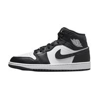 NIKE 耐克 Air Jordan 1 Mid AJ1黑白男子中帮休闲运动鞋 FB9911-001 42.5码