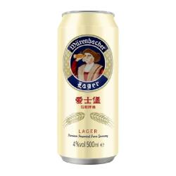 爱士堡 3瓶麦香浓 拉格啤酒