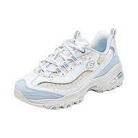 SKECHERS/斯凯奇 轻质 女士休闲鞋 白色/浅蓝色/WLB