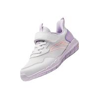 安踏儿童运动鞋男女童跑步鞋2025春秋网面透气舒适软弹元气跑鞋 【女密网】白/浅雾紫-3 35 内长22cm