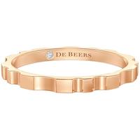 De Beers RVL 18K玫瑰金戒指 1.8MM