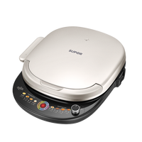 苏泊尔 电饼铛上下盘可拆洗双面加热三明治机烹饪机早餐加深抗菌升降烤盘