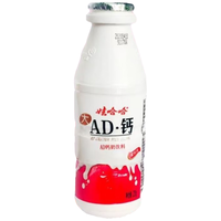WAHAHA 娃哈哈 蜜桃味AD钙奶含乳饮料220g*24瓶 整箱装