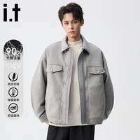 :CHOCOOLATE CHOCOOLATE it高端男士羽绒服90绒羽绒服秋冬新款潮流两面穿