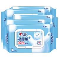 心相印 XCY080 湿厕纸80片x5包