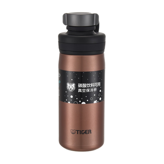 虎牌（TIGER）家居馆 小钢炮双层真空大容量户外运动便携碳酸保冷杯MTA-T050 祖母绿 GET 500ml