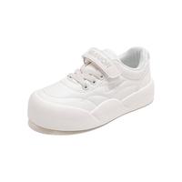 回力童鞋时尚女童小白鞋2024秋季男童轻便板鞋百搭儿童运动鞋 米色 37码 内长约23cm