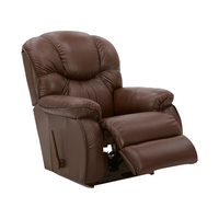 乐至宝LAZBOY皮艺沙发美式真皮单人可躺摇摇椅功能休息椅宙斯554 古铜棕-1米【7天发】