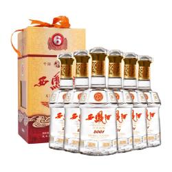 西凤酒 6年陈 45度 凤香型白酒 500ml*6瓶 非整箱送礼盒