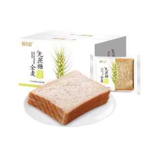 味出道 全麦面包整箱代餐无糖精低0粗粮卡脂热量切片吐司早餐食品