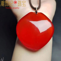 DL 1998 胖东来同款青鱼石吊坠青鱼骨石珠抛光野生戒指 R53-C58-E26-青鱼16-17克款