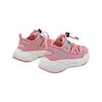 Kappa Kids卡帕童鞋夏季儿童运动鞋时尚百搭单网透气中大童男女鞋亲子鞋 粉/白 32 适合脚长约202mm