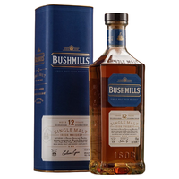 百世醇（BUSHMILLS）爱尔兰威士忌单一麦芽10年12年16年21年黑标红标白标 12年-单一麦芽