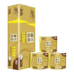 清风 原木纯品系列 有芯卷纸 4层160g27卷