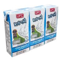 UFC牌 100%纯椰子水200ml*3组合装
