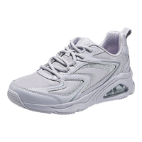 斯凯奇极光鞋|Skechers女气垫鞋增高缓震舒适运动鞋177422 紫丁香色/LIL 38