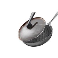KÖBACH 康巴赫 KGY-C32A 炒锅(32cm、不粘、316L不锈钢)