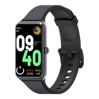 惠 蓝牙智能手环心率睡眠血压血氧检测超长续航腕带运动跑步穿戴小米手环送老人 耀岩黑