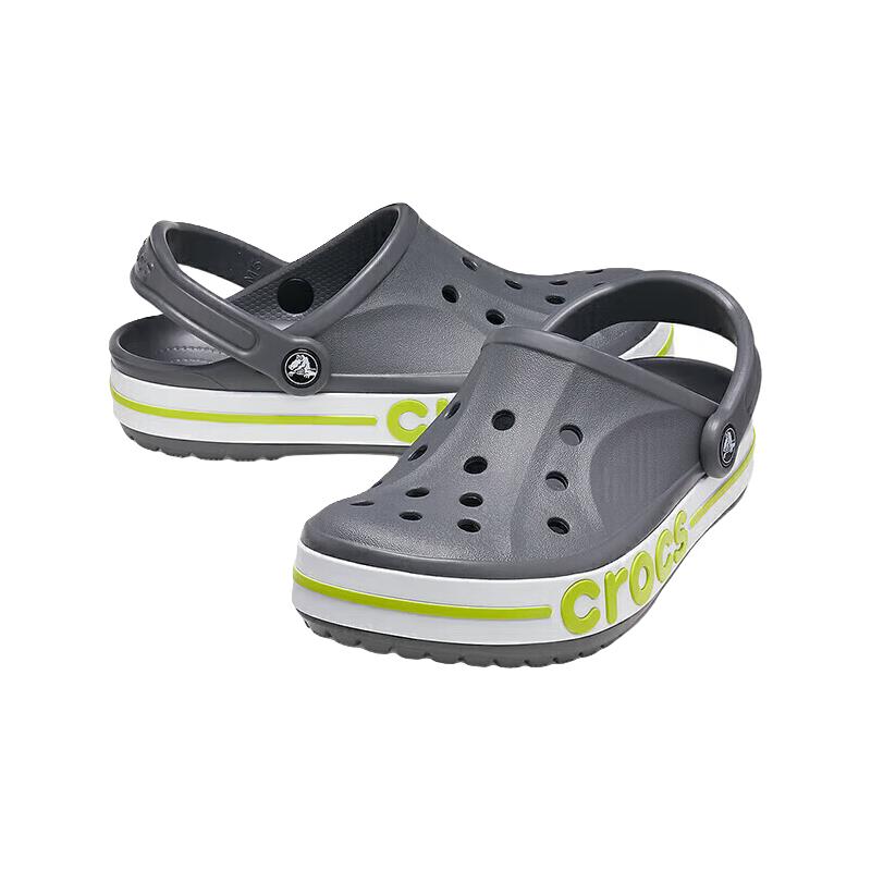  crocs/卡骆驰 女士休闲鞋  石板灰/清柠绿-0GX 41 /42(260mm) 通用