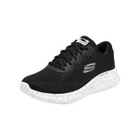 斯凯奇(Skechers)女鞋运动户外休闲厚底缓震泼墨网面锻炼跑步鞋149990 黑色/白色/BKW 37