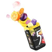 5 弹力方 无糖口香糖组合装 2口味 30g*2瓶（草莓味+酸苹果芒果浆果味）