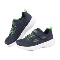 Skechers斯凯奇儿童运动鞋男女童跑步鞋春夏透气轻便防滑小白鞋405315L 【四季款】海军蓝色/柠檬色/NVLM 36