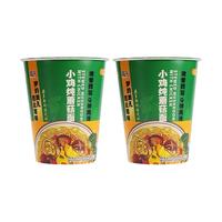 8桶装质凡小鸡炖蘑菇面方便面泡面免煮冲泡方便夜宵速食即食营养