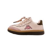 KAPPA KIDS卡帕童鞋儿童鞋男童运动鞋子百搭复古舒适休闲鞋女童板鞋 粉色 28码 内长181mm