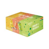 pepsi 百事 bubly微笑趣泡 气泡水 3口味 330ml*12听（白桃味330ml*4听+百香果味330ml*4听+蜜柚味330ml*4听）