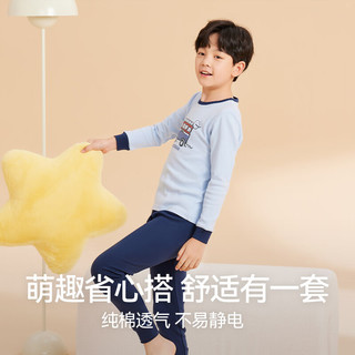  Hodo Men/红豆男装 纯棉 儿童内衣套装  165