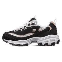 SKECHERS 斯凯奇 D'Lites 女士休闲运动鞋 13144/BKLP 黑色/浅粉色 36