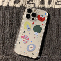 菲天【BMW】适用于iPhone全系列手机壳保护壳太空壳 太空壳满屏点点蔬菜 iPhone13ProMax