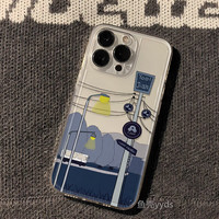 菲天【BMW】适用于iPhone全系列手机壳保护壳太空壳 太空壳日系风景 iPhone15Pro