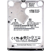 Western Digital西部数据 2.5英寸 笔记本硬盘 1TB（PMR、5400rpm、16MB）WD10JUCT