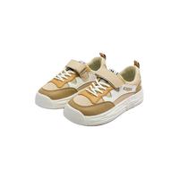 Kappa Kids卡帕童鞋儿童运动鞋女童春季魔术贴板鞋小白鞋男童百搭板鞋 001-卡其 29 内长19.0适合脚长18.0 29码 内长19.0适合脚长18.0