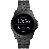 FOSSIL Gen 5E 44mm 黑色不锈钢表带 智能手表