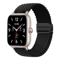 vivo WATCH GT eSIM版 晴云白 黑色尼龙回环织表带套装 智能手表