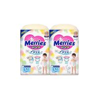 Merries 妙而舒 日本进口花王妙而舒亲肤干爽纸尿裤超薄透气拉拉裤