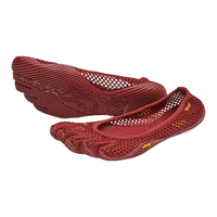 vibram 芭蕾舞五指鞋女 室内健身运动综合训练鞋瑜伽户外跑步休闲透气网面橡胶耐磨软鞋VI-B 19W2701/勃艮第酒红 38