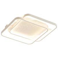  Lighting 雷士 NVC  白星雨系列 LED吸顶灯 52W 三色可调 450*450*80mm