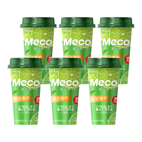 香飘飘meco蜜谷汁果汁茶饮料即饮品0脂肪5杯装 净含量：400ml/杯 泰式青柠400ml*5杯