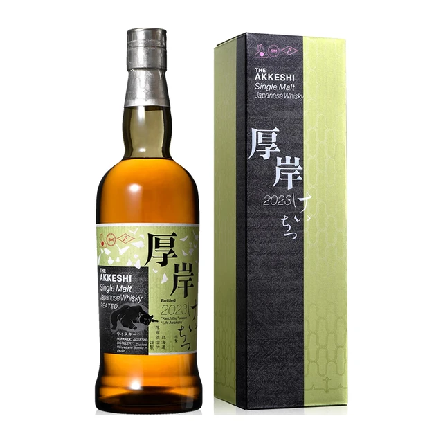厚岸 倾酌 日本 厚岸单一麦芽威士忌700ml 进口洋酒 厚岸惊蛰威士忌(第十版)