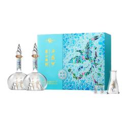华山论剑 晶彩 凤香白酒礼盒  凤香型 包装 52度 1000