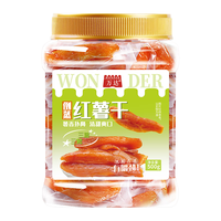 万达 倒蒸红薯干地瓜干500gx1罐软糯番薯条片代餐低脂零食小吃 倒蒸红薯干500g