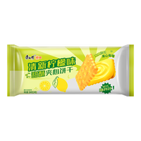 康师傅 甜酥夹心饼干 清新柠檬味 384g