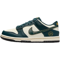 NIKE耐克男女童DUNK LOW大童运动鞋冬板鞋低帮部分皮面抓地