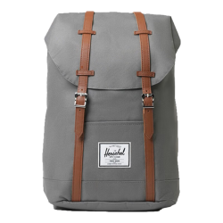 Herschel Supply 19L大号双肩包 石像灰（侧边开拉链款）