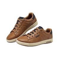 斯凯奇（Skechers）夏季男鞋商务休闲鞋百搭舒适回弹透气 浅浅棕色/LUG 40