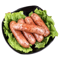 zhuoxiang 卓享 火山石烤肠原味黑椒味肉肠地道肠台湾热狗香肠烧烤肠特产零食 原味烤肠500g