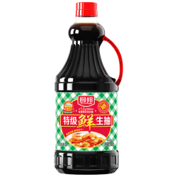 厨邦 酱油 鲜生抽系列 美味鲜酱油 生抽1.92kg高鲜生抽